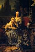 Portrait of Maria Brignole-Sale De Ferrari with her son